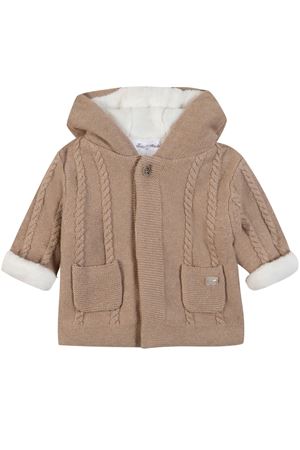 Cappotto in misto cotone, lana e cashmere beige TARTINE ET CHOCOLAT KIDS | TZ4000016